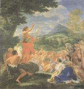 Giovanni Battista Gaulli Called Baccicio St John the Baptist Preaching (mk05) Spain oil painting artist